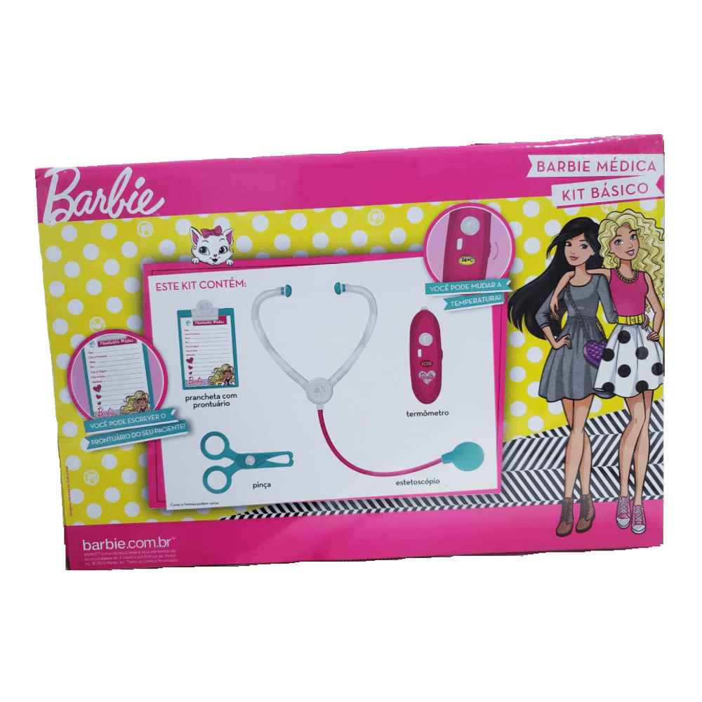 Barbie Kit Medica com Prontuario START Ciatoy