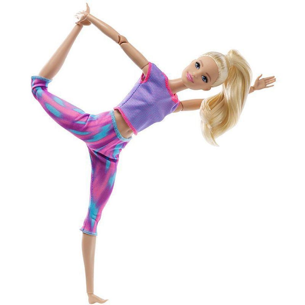 Boneca Barbie Articulada Feita Para Mexer - Loira MATTEL - Ciatoy