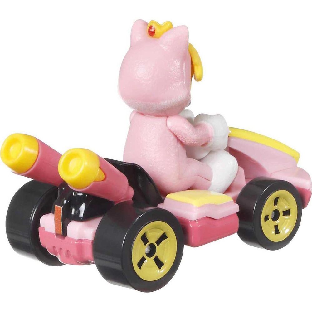 Hot Wheels Cat Peach Standard Kart Super Mario Mattel Ciatoy 7596