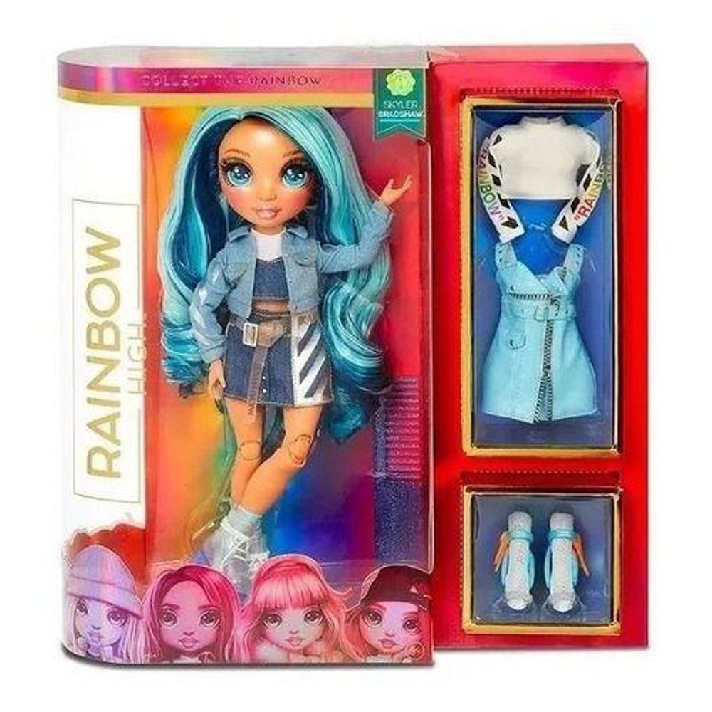 Boneca Rainbow High - Skyler Bradshaw - Serie 1 YES TOYS - Ciatoy