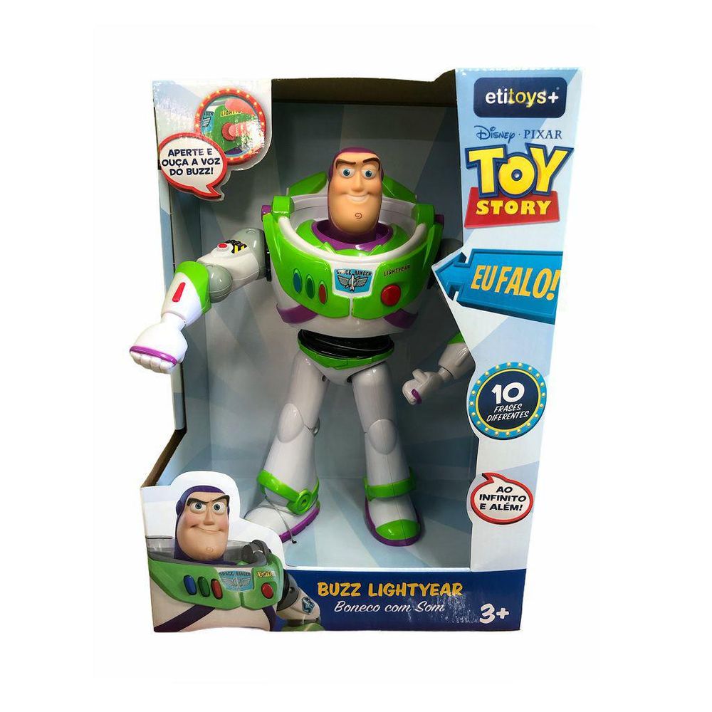 Boneco Toy Story Buzz Lightyear Com Som Etilux Ciatoy Boneco Toy Story Buzz Lightyear Com Som Etilux Ciatoy
