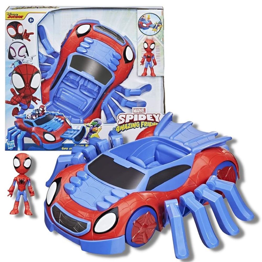 Carro Spider Man Boneco Homem Aranha Marvel Spidey Friends - F1460 ...