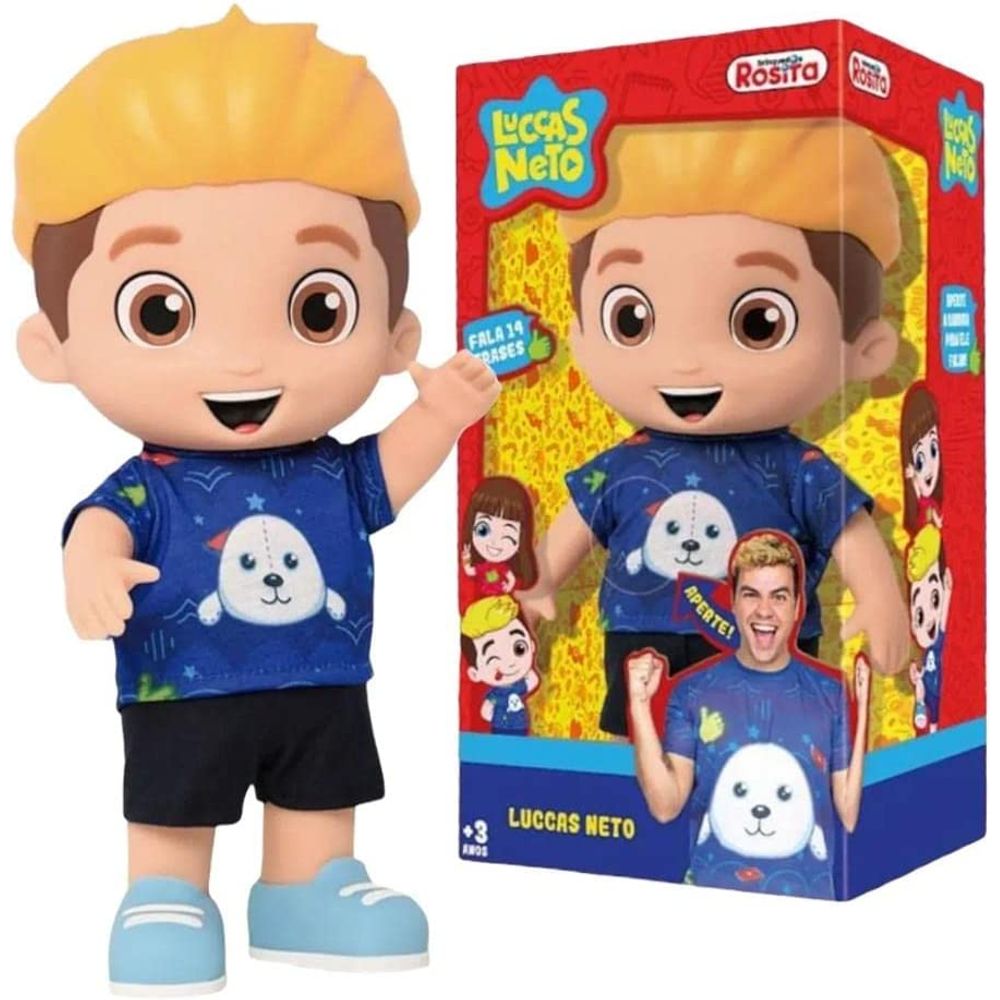 Boneco - Luccas Neto Com Som - 1079 NOVABRINK - Ciatoy