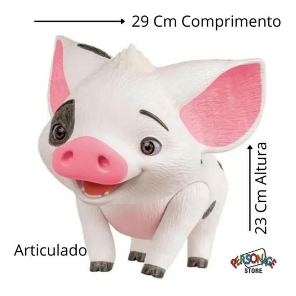 Porquinho Disney - Pua Da Moana - Articulado - 2515 COTIPLAS - Ciatoy